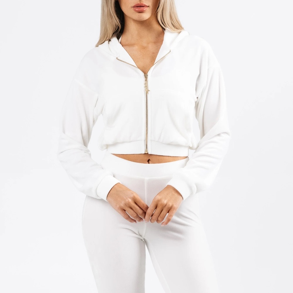 Alphalete White Velour Set